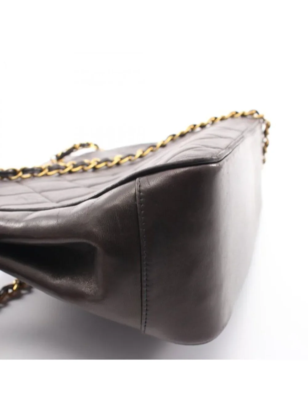 Chanel Shoulder Bag Quilted Black Lambskin